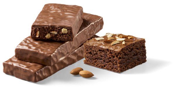 Chocolate Almond Brownie flavor icon background
