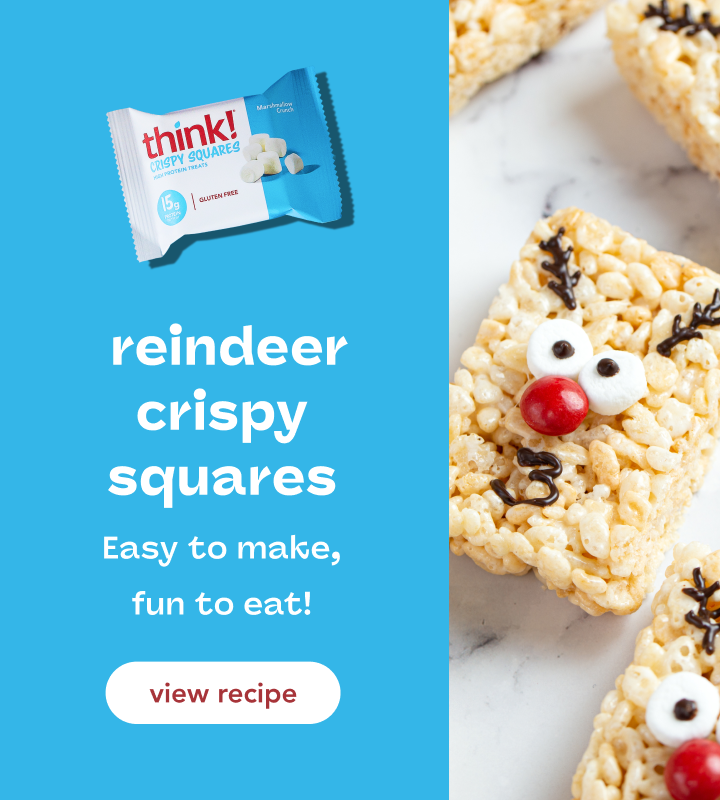 reindeer crispy squares - easy to make, fun to eat. View recipe.