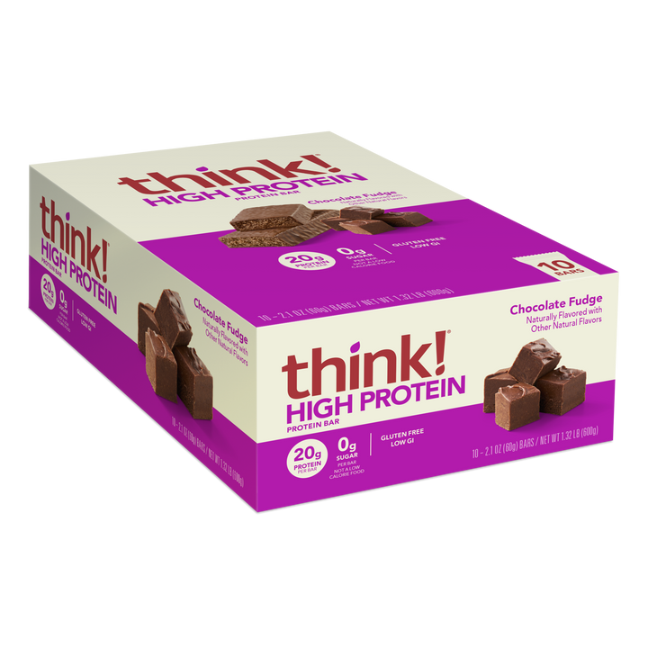 High Protein Bar, Chocolate Fudge in a box