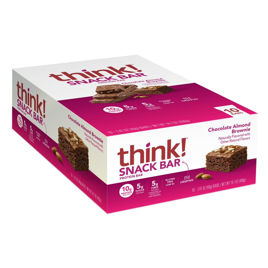 Protein Snack Bar, Chocolate Almond Brownie in a box