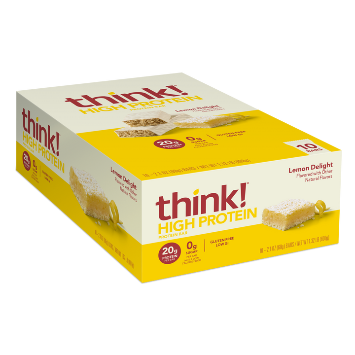 High Protein Bar, Lemon Delight in a box