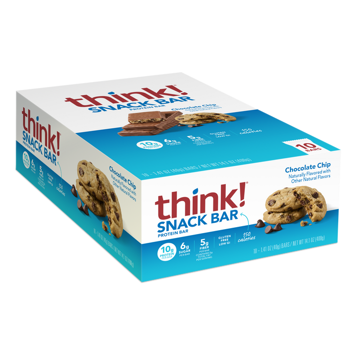 Protein Snack Bar, Chocolate Chip in a box