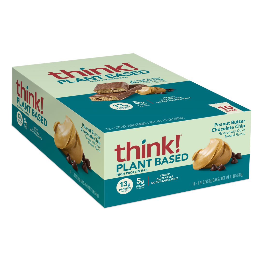 Plant-Based High Protein Bar, Chocolate Mint in a box